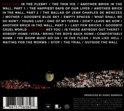 ROGER WATERS - ROGER WATERS THE WALL [ORIGINAL SOUNDTRACK] [DIGIPAK] NEUE CD