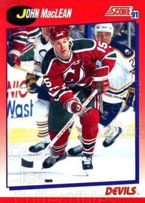 1991-92 Score Canadian Bilingual #210 John MacLean