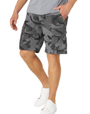 Men's Wrangler Relaxed Fit Cargo Shorts w/ Stretch Above Knee Camo CHOOSE SIZE