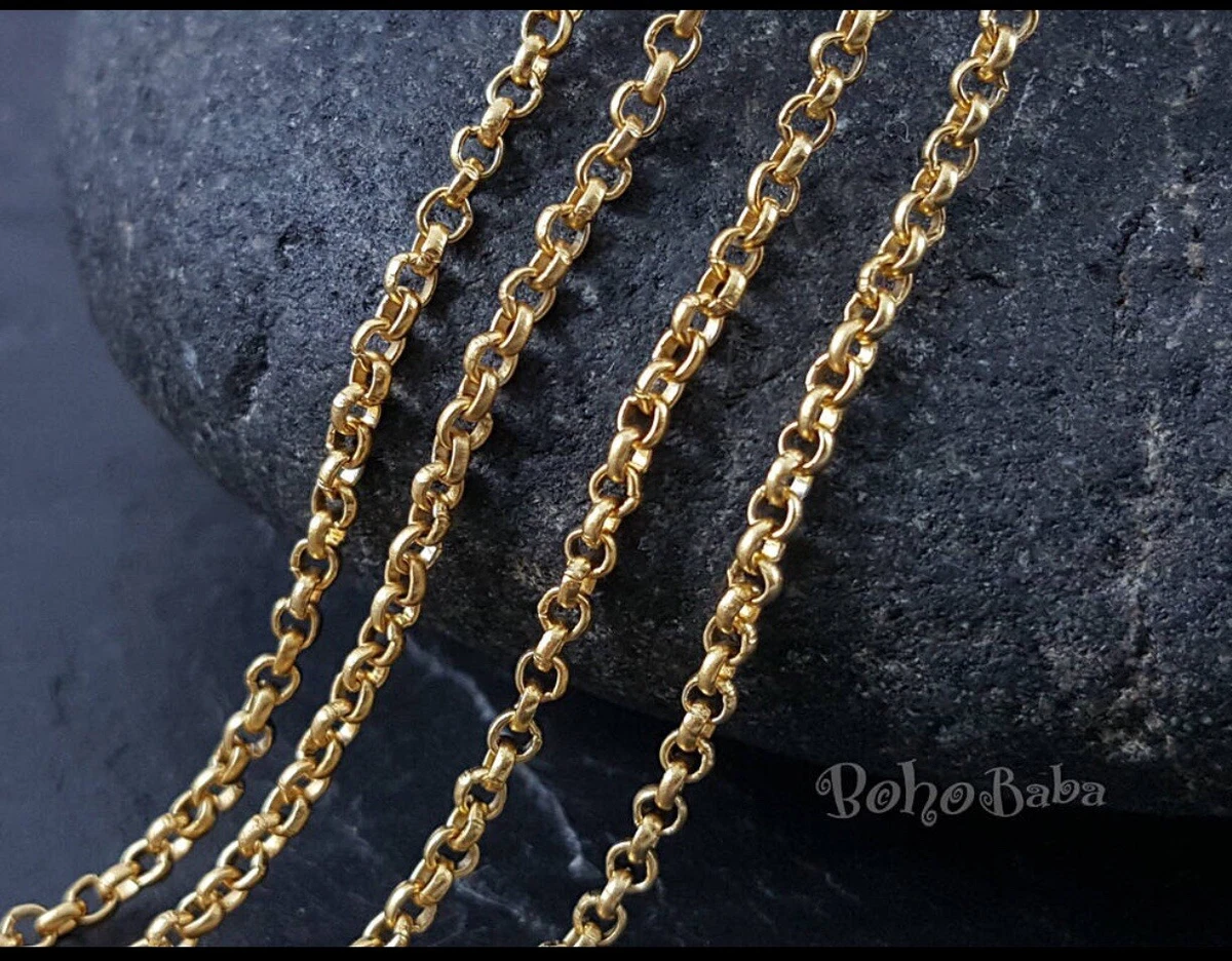 Gold plated hotsell belcher chains
