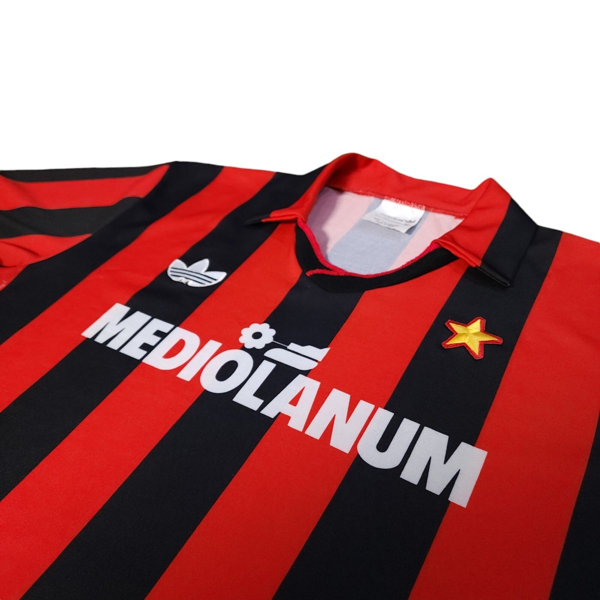 AC ミラン　OLD  JERSEY (Made in ITALY) Vintage ⚽️ Ac Milan 91 92 Mediolanum Jersey Original PI