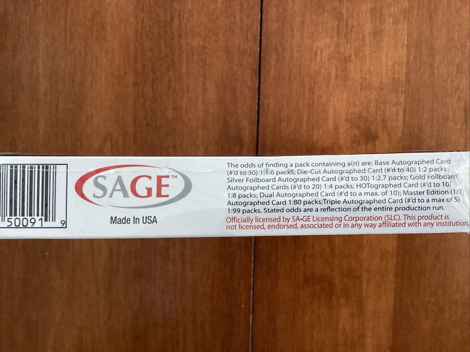 2012 Sage Next Football Box-16 Autographs Per Box - Image 3 of 3