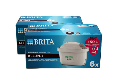 Brita Maxtra PRO All-in-One Wasserfilterkartusche 12 Stück (2x 6er Pack)