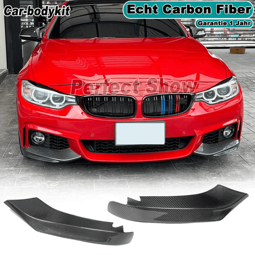 Carbon Front Spoiler Ecken Splitter Flaps für BMW F32 F33 F36 435i M Paket 14-17 - Bild 1 von 11