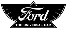 Ford the universal car logo die cut vinyl decal sticker car window 10.5"