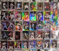 LOT OF 40 ~ 2017 - 2022 Topps Series 1 & 2 & Update Rainbow Foil Parallels STARS