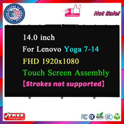 For Lenovo Yoga 7-14 7-14ITL5 7i-14ITL5 LCD Touch Screen Digitizer Assembly FHD