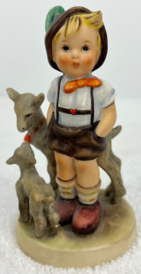 Vintage Goebel Hummel Little Goat Herder #200/0  Boy  TMK 4 (4.75'')