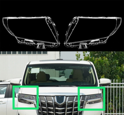 For Toyota Alphard 2015-2017 Headlight Headlamp Lens Cover Left Right Side
