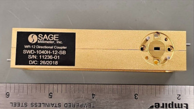 SAGE Millimeter, Directional Coupler, SWD-1040H-12-SB, E-Band, 10 dB