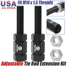 M14 x 1.5 Threads Tie Rod Extension Adjustable Kit For Honda Acura Toyota Lexus