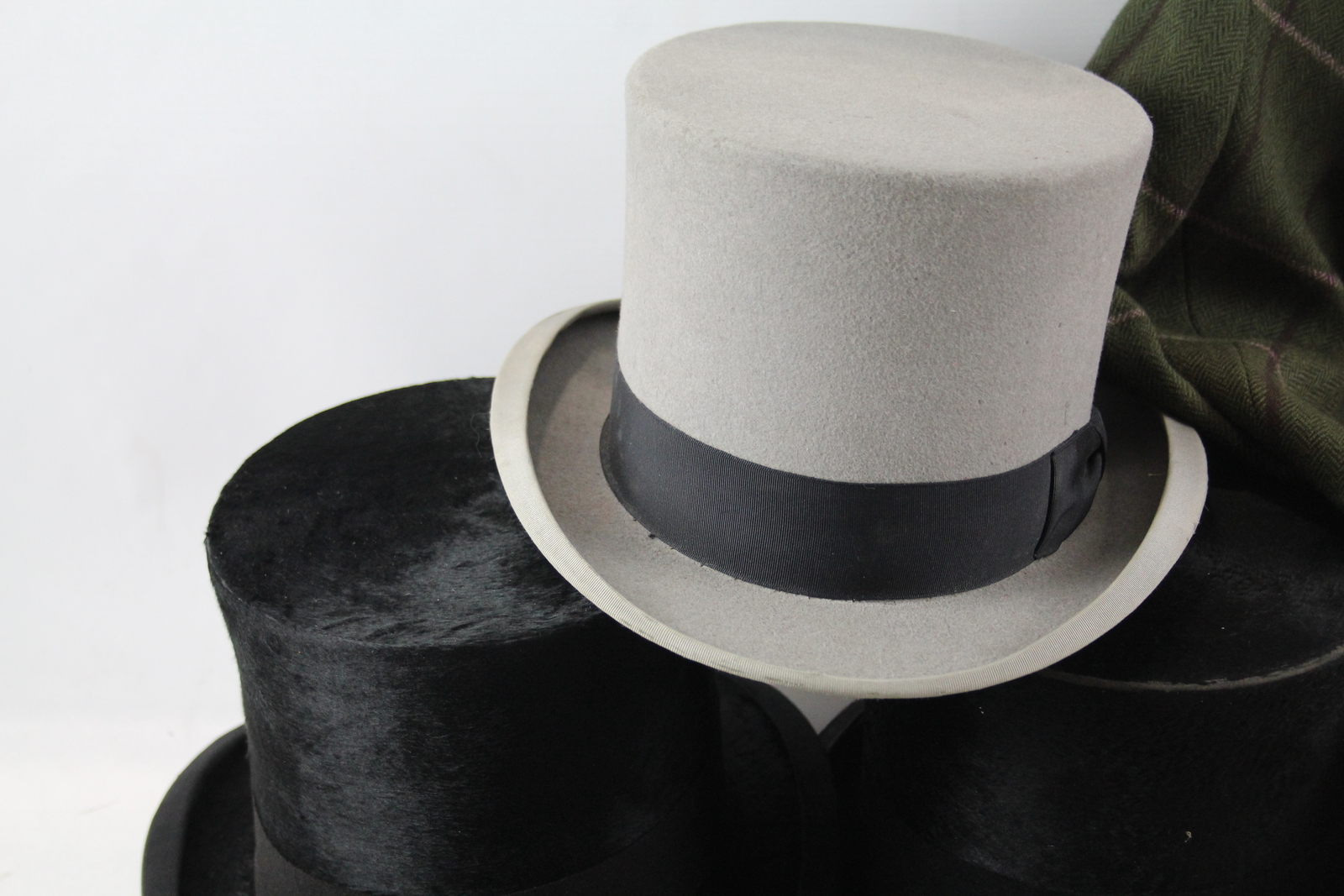 Men's Accessories Vintage Inc Loake Brogues Size 10, Top Hat, Umbrella