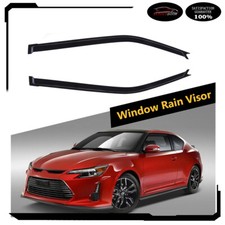 For 2011-2016 Scion Tc Coupe Window Deflectors Rain Guards Window Visors Black For 2011-2016 Scion Tc Coupe Window Deflectors Rain Guards Window Visors Black