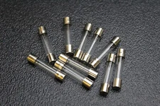 10 PK 1 AMP AGC FUSE FUSES NICKEL PLATED GLASS FAST BLOW 1 3/16x1/4 INLINE AGC1