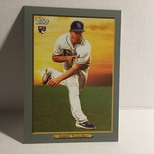 2020 Topps Tampa Bay Brendan McKay Turkey Red Rookie Card. rookie card picture