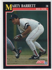Marty Barrett 1991 Score Baseball Base Common #228 Boston Red Sox