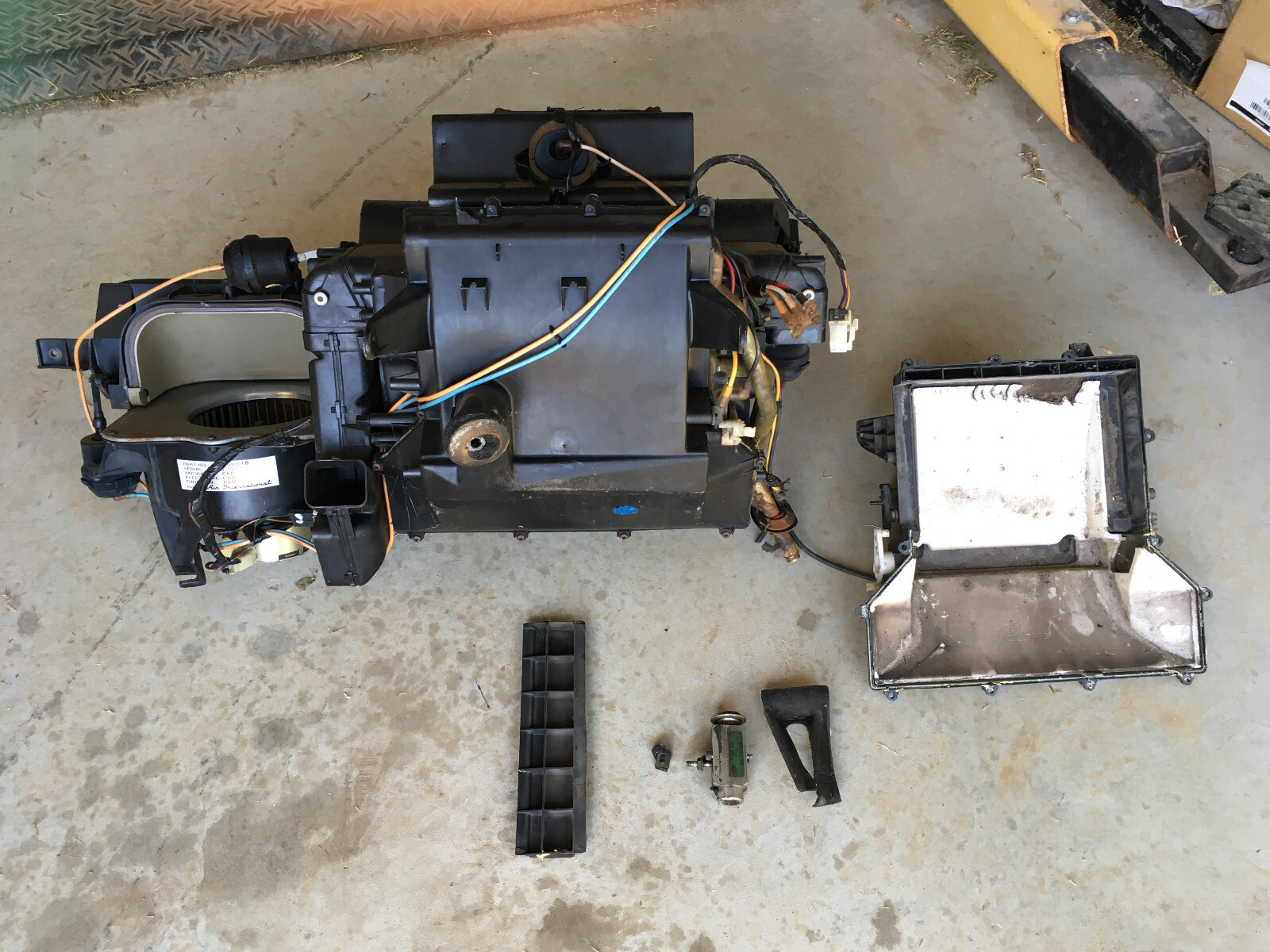 VR VS Commodore heater box assembly eBay