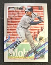 2021 Topps Chrome Update Francisco Mejia Baseball Card #USC44 Rays Catcher VG