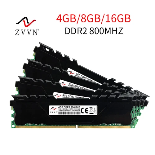 16GB 8GB 4GB DDR2 800MHz PC2-6400U 240Pin intel Low Density Desktop RAM LOT AU