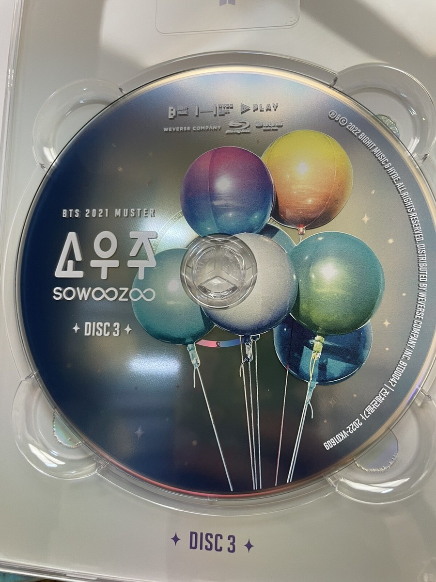 BTS 2021 6th Muster Sowoozoo Blu-ray Blu Ray Set (new, no
