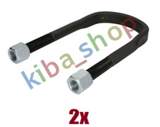 2x LEAF SPRING SHACKLE M22 128MMX260MM FITS BPWS