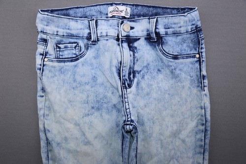 Girl's Jordache Super Skinny Jeans Acid Washed Stretch Size 14 (26x26) - Picture 2 of 11