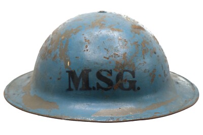 Original US WWI M.S.G. M1917 Steel Doughboy Helmet | eBay