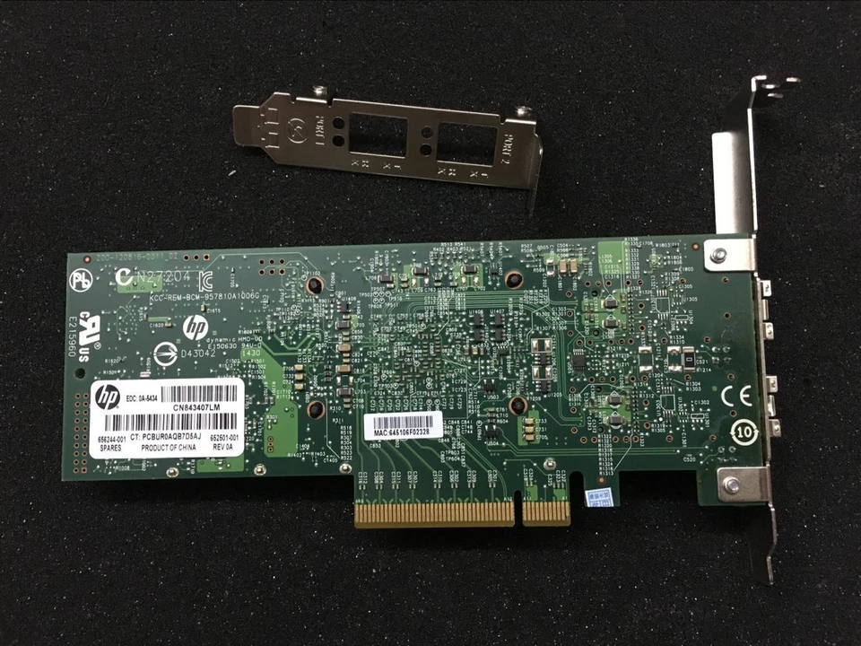 652503-B21 656244-001 652501-001 HP ETHERNET 10GB 2-PORT 530SFP+ ADAPTER US - Image 3 of 4