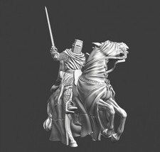 Northern Crusades Miniature Medieval Mounted Teutonic Crusader Knight Cavalry 3D