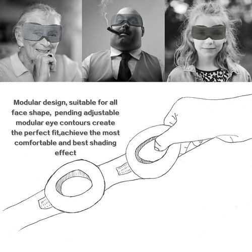 Masque De Sommeil Manta 3D – Réglable, Respirant, Modulaire – Neuf