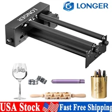 Longer Laser Rotary Roller Y-axis Laser Engraver Attachment 360° Rotation US