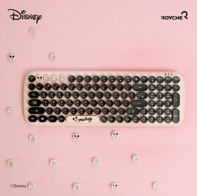ROYCHE DISNEY MICKEY WIRELESS RETRO KEYBOARD | eBay