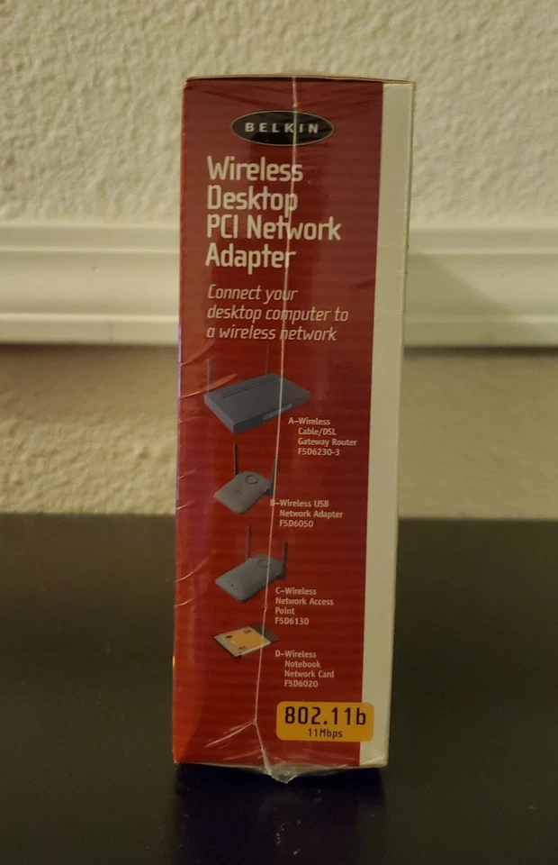 Belkin Wireless Desktop PCI Network Adapter - F5D6000 - Image 4 of 4