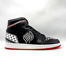 Keffiyeh Shoes HIGH TOP SNEAKERS by ATHARI WEAR