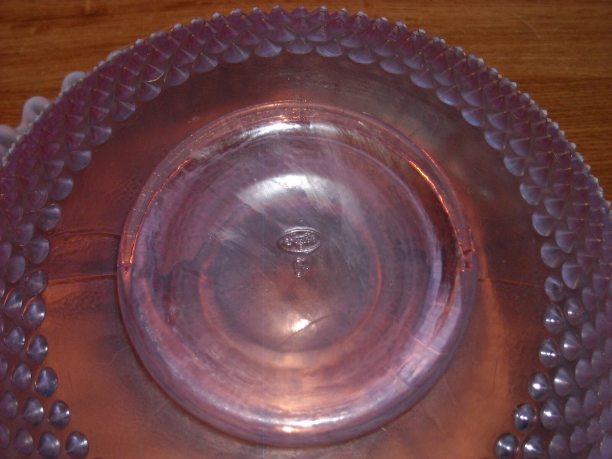 Fenton 14-Pc. Peach Opalescent Hobnail Punch Bowl Set | eBay