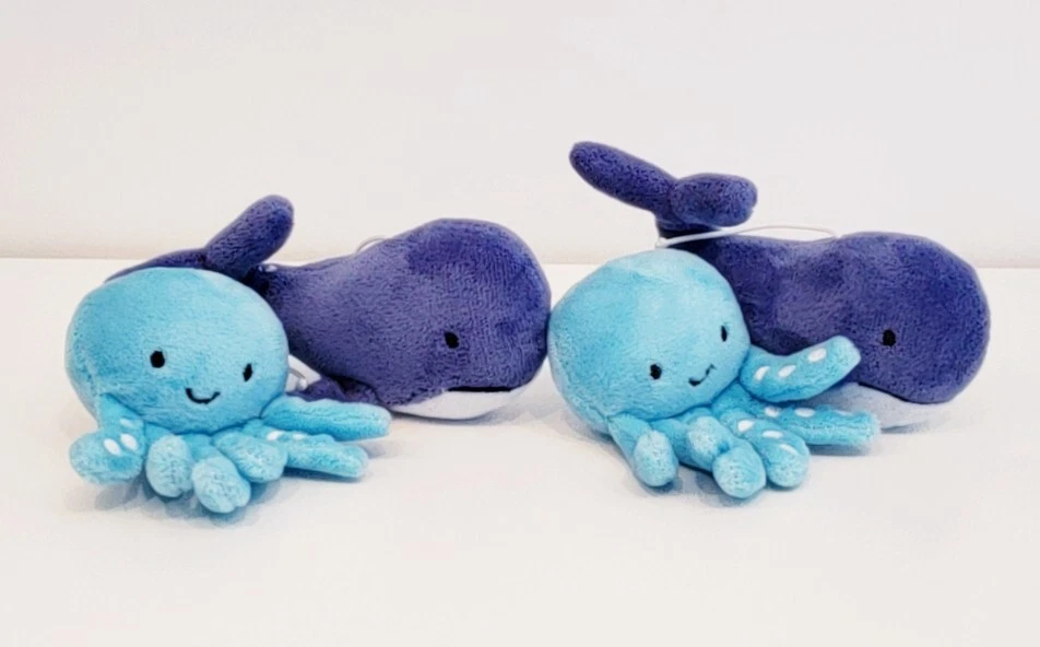 Juguete de peluche móvil cuna musical mar océano originales juguete ballena pulpo Foto 4 de 4