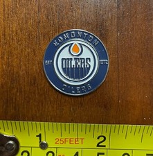 Edmonton Oilers Coin Pin Golf Ball Marker NHL 1 1/8 inch New