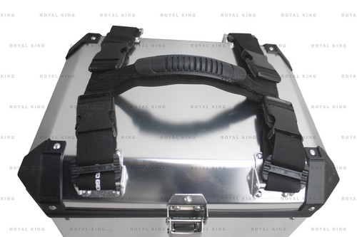 Silver "Aluminum Luggage Top Box 45Lt Fit For Universal Motorcycle" - Picture 13 of 13