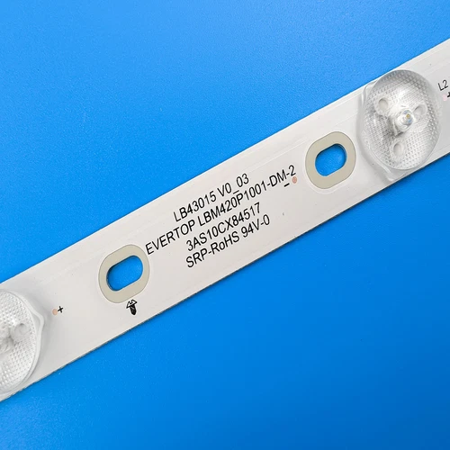 LED strips 10 Lamp For Philips 43"TV 43PFF5650 LB43003 LBM430P1001-AJ-3S 2S BV-1 - Picture 9 of 10