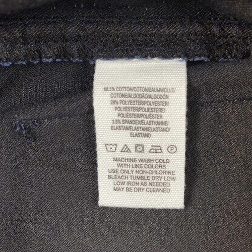 Pantalones de mezclilla Free People Jeans para mujer 26 lavado oscuro elástico tiro medio dobladillo crudo - Imagen 11 de 12