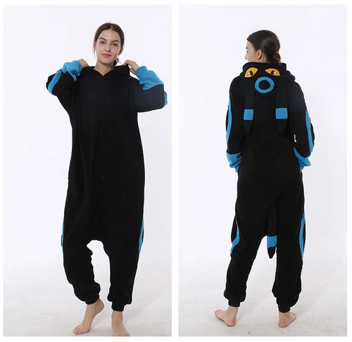 Adults Pokemon Costume Kigurumi Pajamas Sleepwear Pyjamas Pikachu Gengar Cosplay - Picture 34 of 65