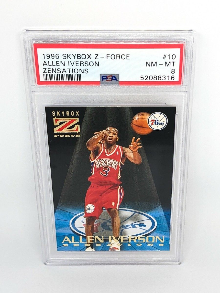 1996-97 Skybox Z-Force Zensations #10 Allen Iverson PSA 8
