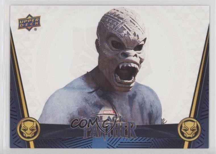 2018 Upper Deck Marvel Black Panther Indigo 28/50 The Jabari Arrive #18 z9c