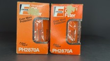 Lot Of 2 Vintage Fram Ph2870a Wearguard Oil Filter Lot Of 2 Vintage Fram Ph2870a Wearguard Oil Filter