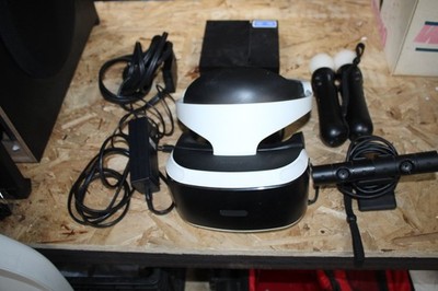 PLAYSTATION 4 PS4 COMPLETE VIRTUAL REALITY VR SYSTEM CUH-ZVR1 FREE SHIPPING