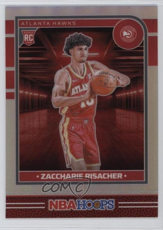2024-25 NBA Hoops Rookies Premium Silver Prizm Zaccharie Risacher Rookie RC 05k6