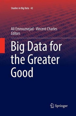 Big Data for the Greater Good by Ali Emrouznejad (English) Paperback Book