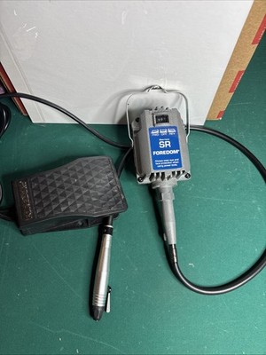 Foredom SR Rotary Tool 18,000 Max RPM Hanging Flex Shaft, Handpiece Pedal