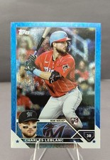 2023 Topps Series 2 - Charles Leblanc #446 Blue Foil /999 (RC)