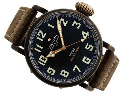 HERRENUHR ZENITH PILOT TYPE 20 SPECIAL BRONZE 45MM REF. 03.2434.679/20.I010